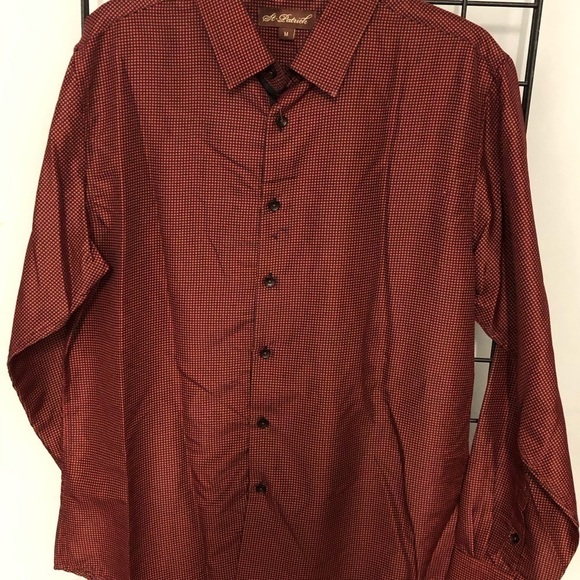 St. Patrick Other - St.Patrick button down shirt burgundy classic fit